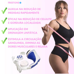 Massageador de Drenagem e Redução de Medidas FreeTone®